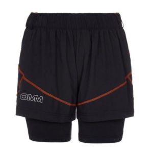 OMM Pace Ladies Shorts Black & Orange OMM Pace Ladies Shorts Black & Orange